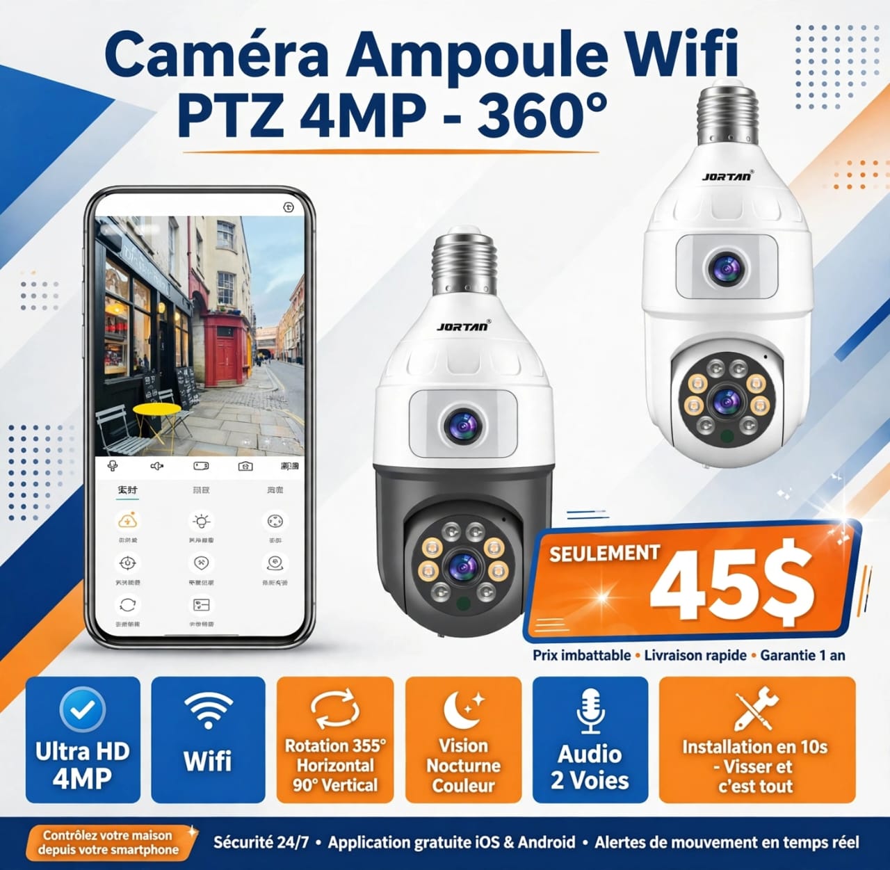 Ampoule caméra 